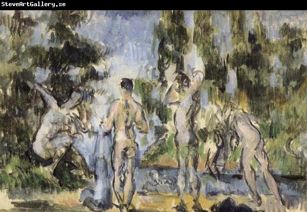 Paul Cezanne Baigneurs